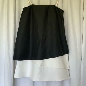 Halston Heritage strapless dress